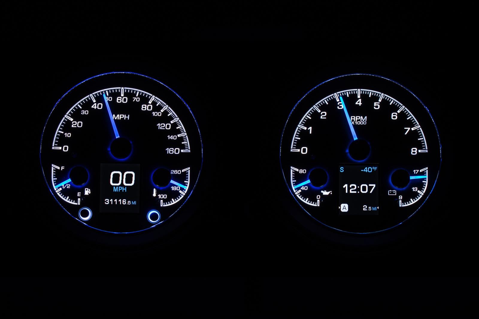 Dakota Digital HDX-47C-PU-K Dakota Digital HDX Direct-Fit Analog