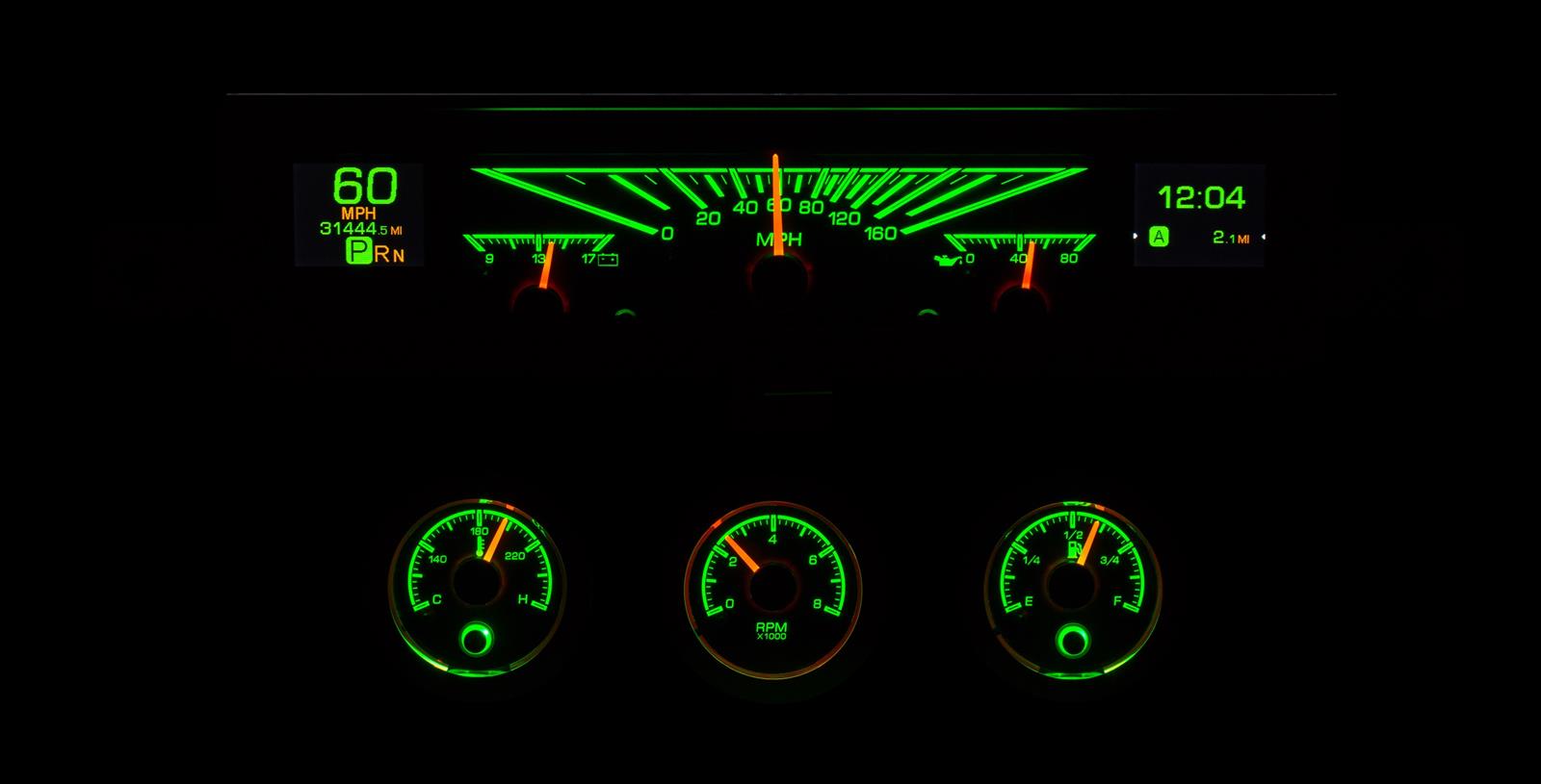 Dakota Digital HDX-61C-IMP-S Dakota Digital HDX Direct-Fit Analog