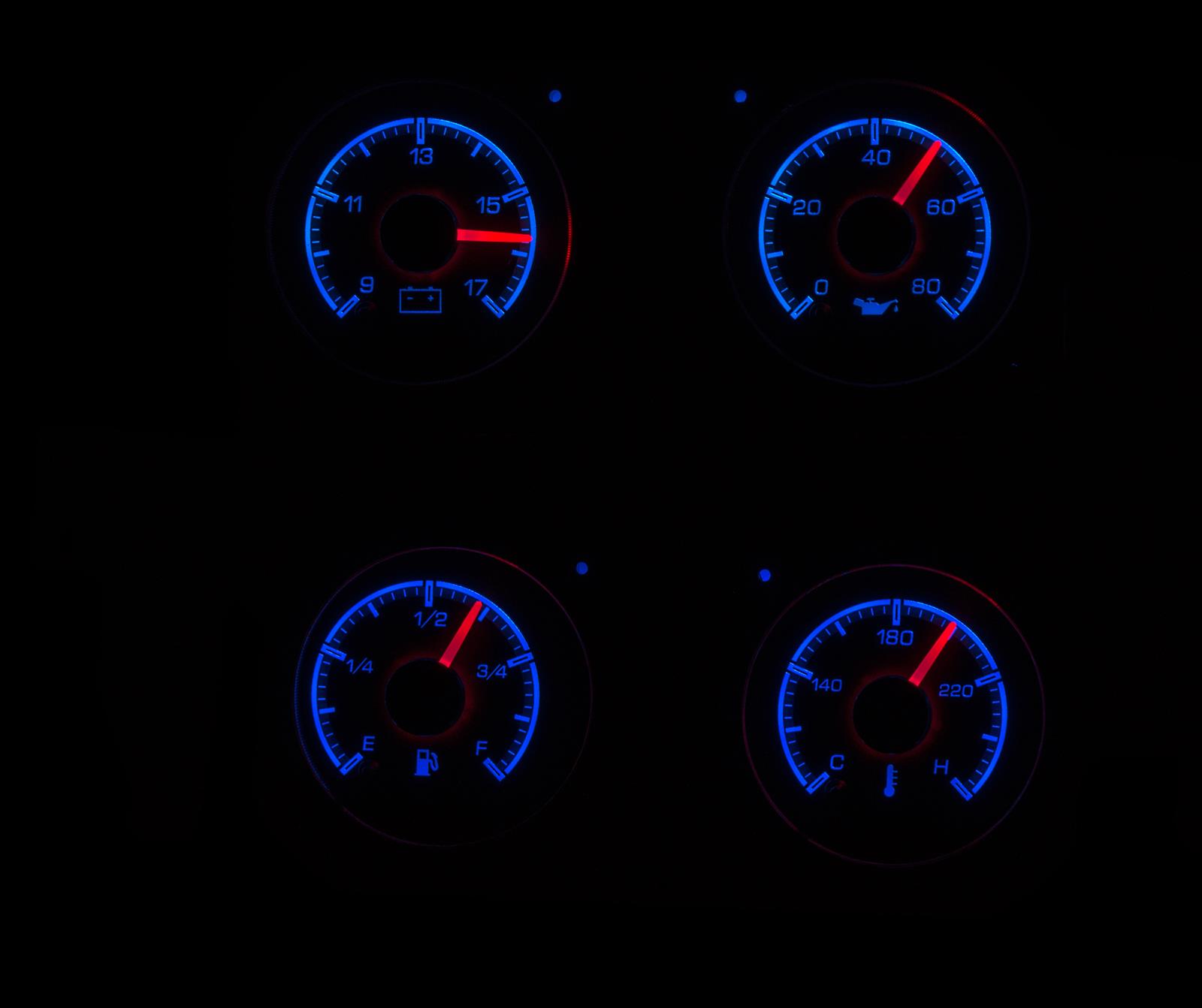 Dakota Digital HDX 73C PU S   1973 87 Chevy Truck HDX Gauges   Silver