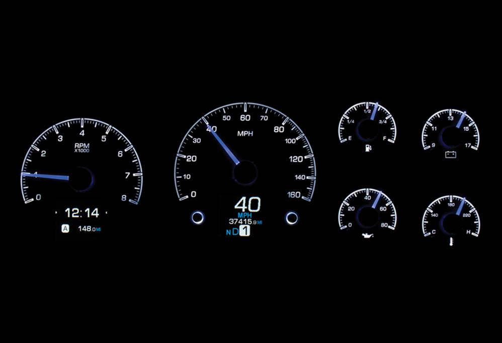 Dakota Digital HDX-95C-PU Analog Gauge System