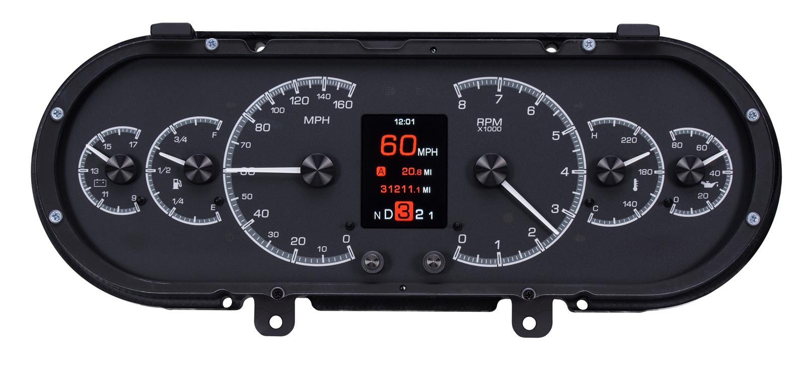 Dakota Digital HDX63CNOVK Dakota Digital HDX DirectFit Analog Gauge