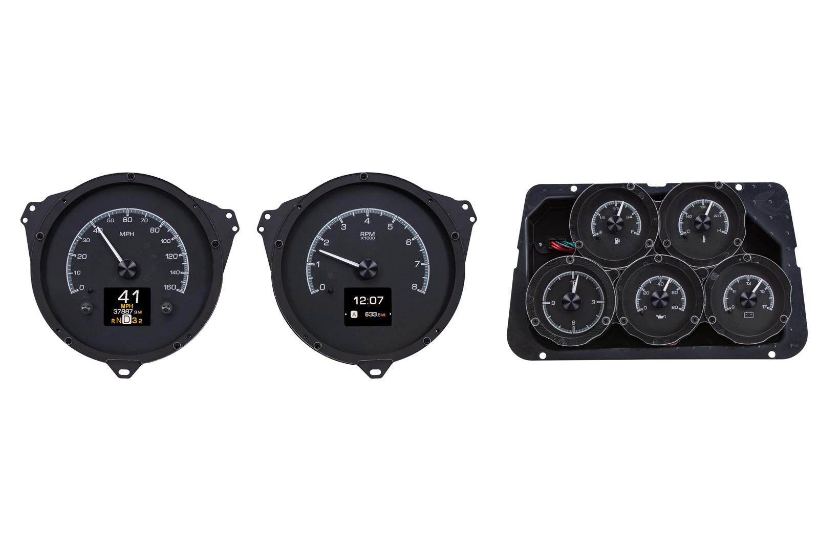 Dakota Digital HDX-68C-VET-K Dakota Digital HDX Direct-Fit Analog