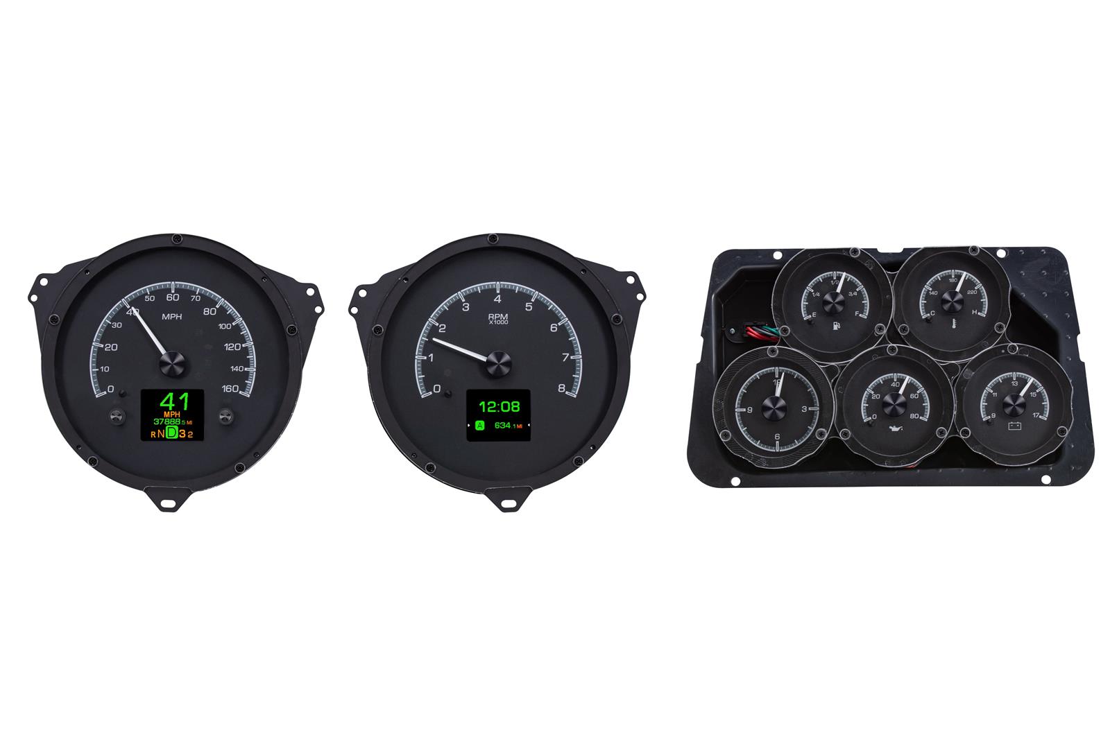 Dakota Digital HDX-68C-VET-K Dakota Digital HDX Direct-Fit Analog