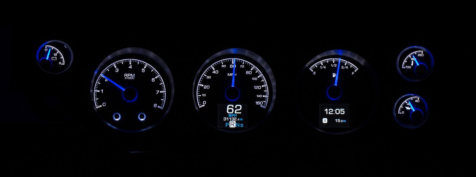 Dakota Digital HDX-70C-CVL-K Dakota Digital HDX Direct-Fit Analog