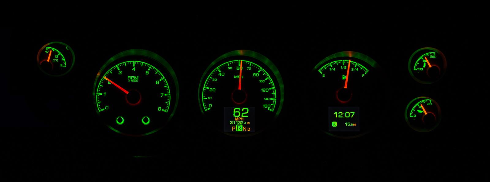 Dakota Digital HDX-70C-CVL-K Dakota Digital HDX Direct-Fit Analog