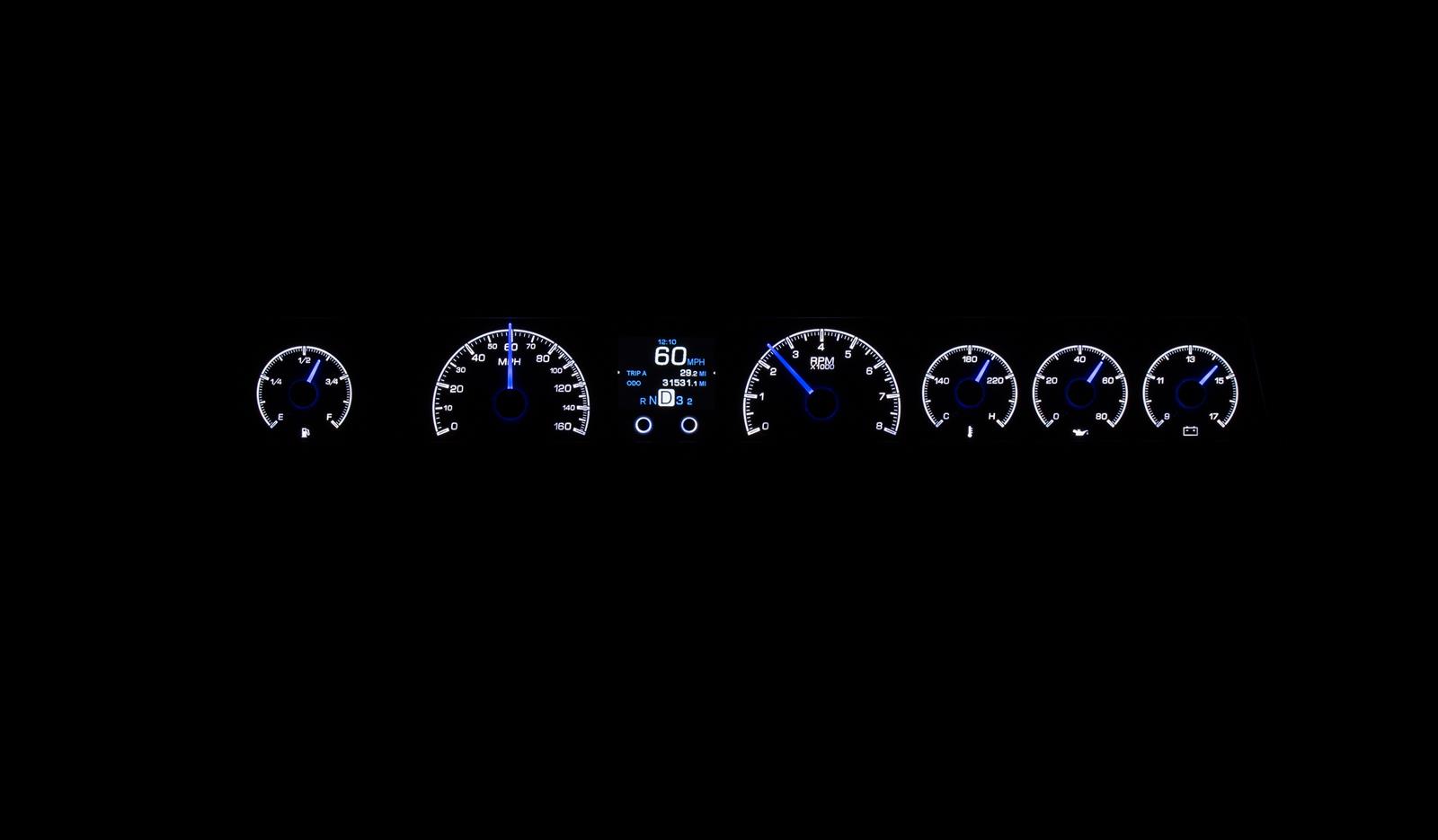 Dakota Digital HDX-71C-CAP-K Dakota Digital HDX Direct-Fit Analog