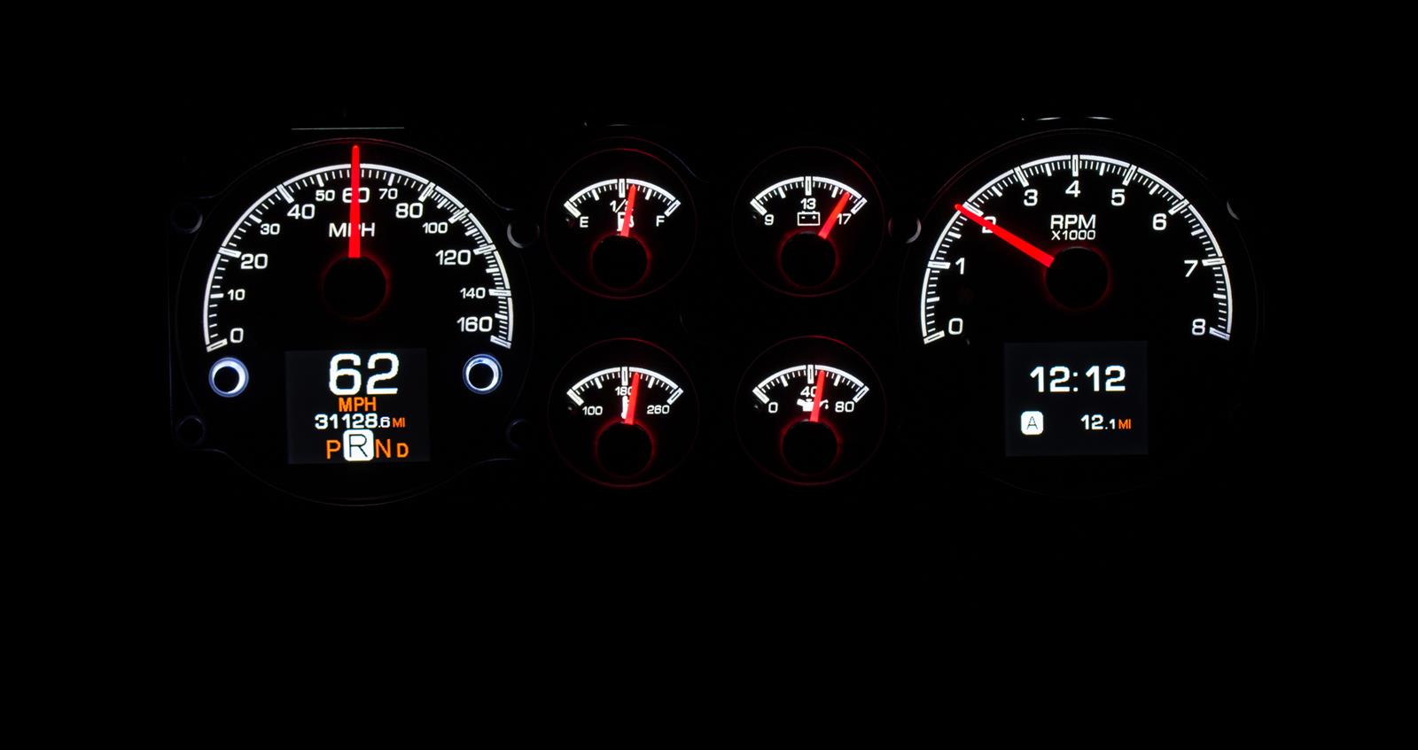 Dakota Digital HDX-78C-MC-K Dakota Digital HDX Direct-Fit Analog