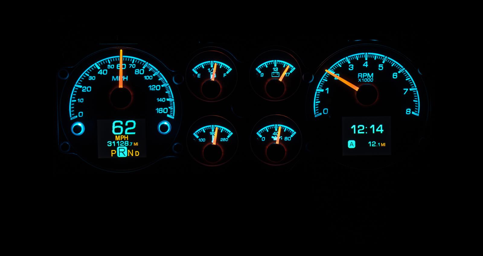 Dakota Digital HDX-78C-MC-K Dakota Digital HDX Direct-Fit Analog