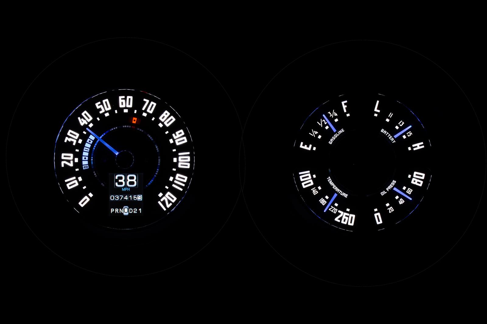 Dakota Digital RTX-47C-PU-X Dakota Digital RTX Direct-Fit Gauge