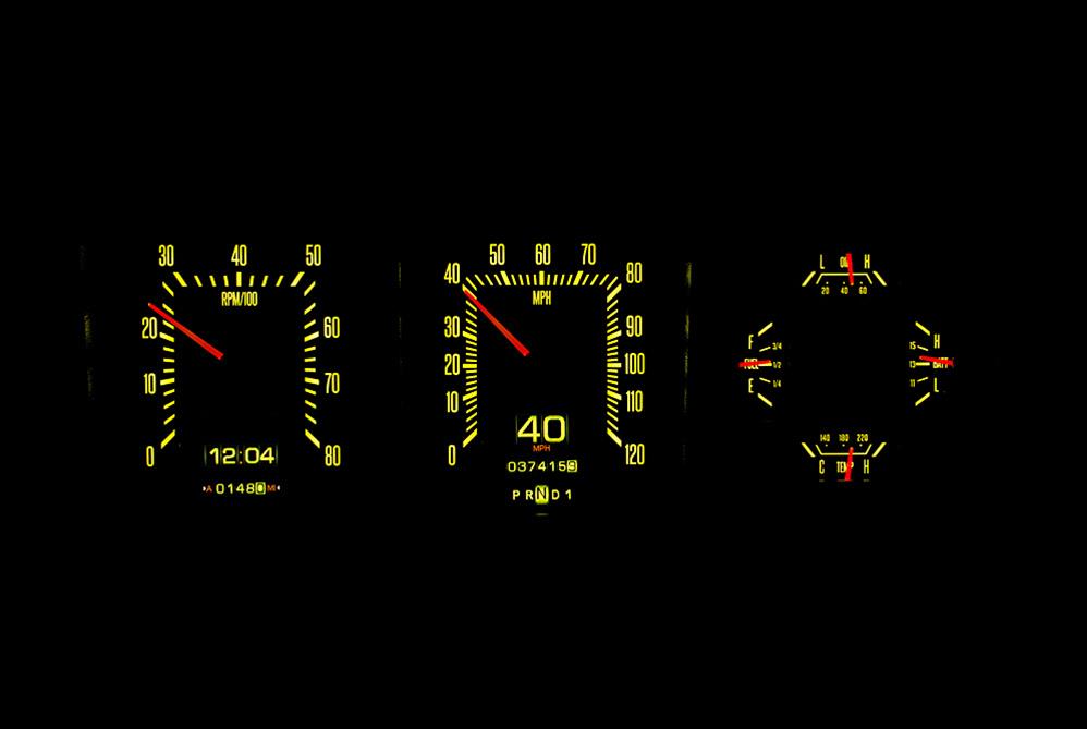 吉田拓人■プレート155kgセット 50mm Dakota Digital RTX-73F-PU-X Dakota Digital RTX Direct-Fit Gauge