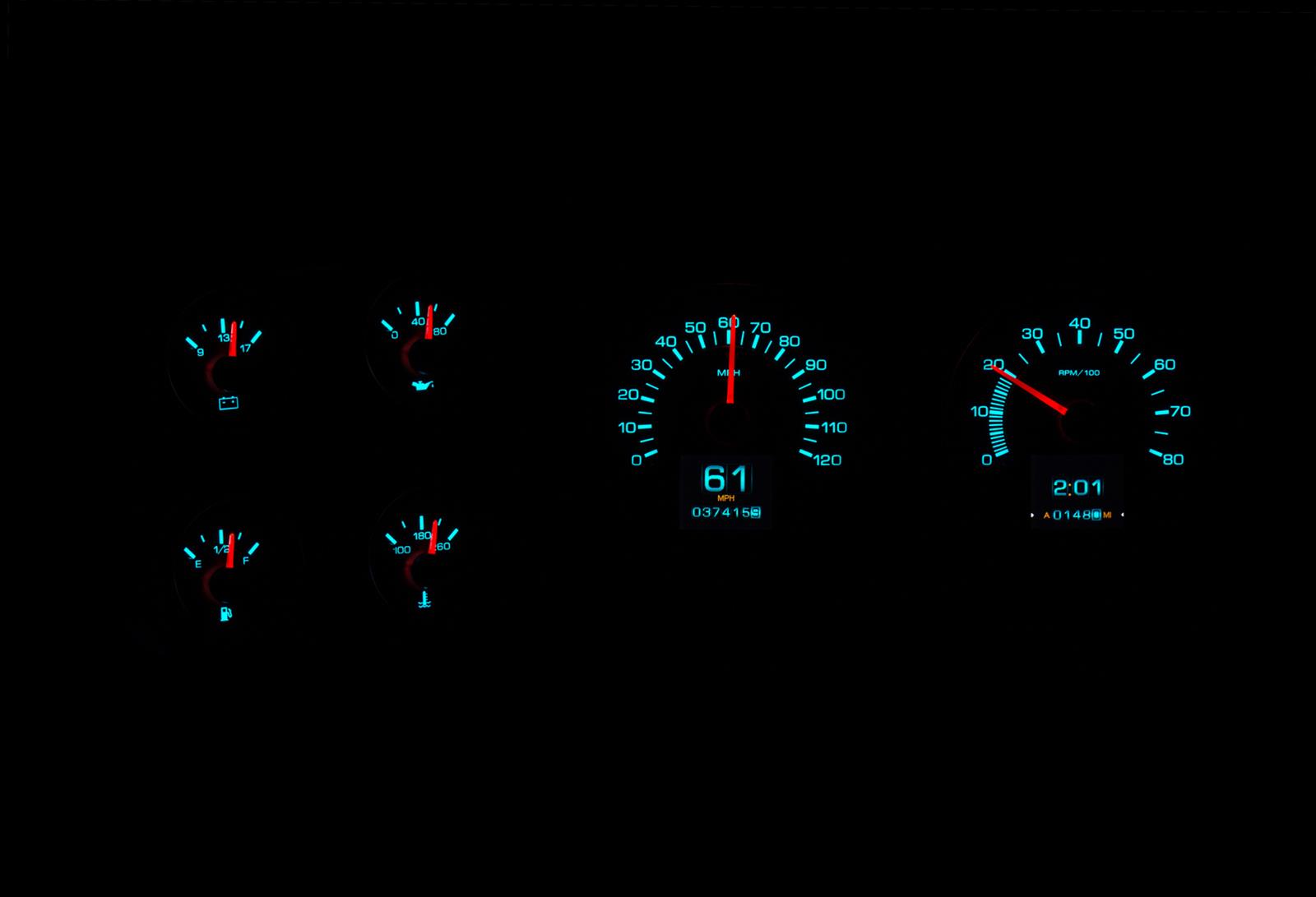 Dakota Digital RTX-79C-PU-X Dakota Digital RTX Direct-Fit Gauge