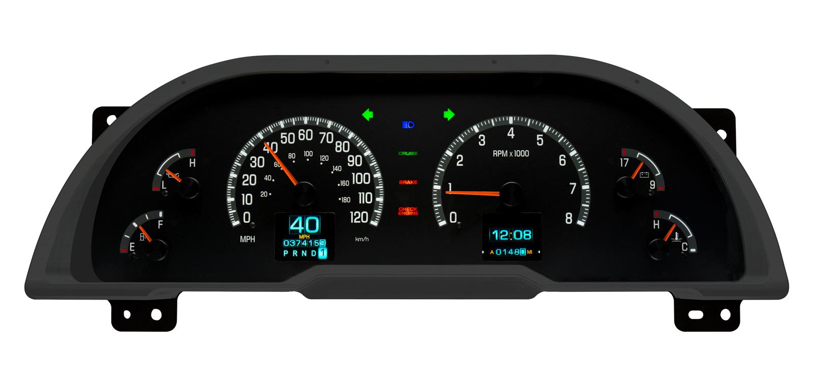 Dakota Digital RTX-97F-PU-X Dakota Digital RTX Direct-Fit Gauge