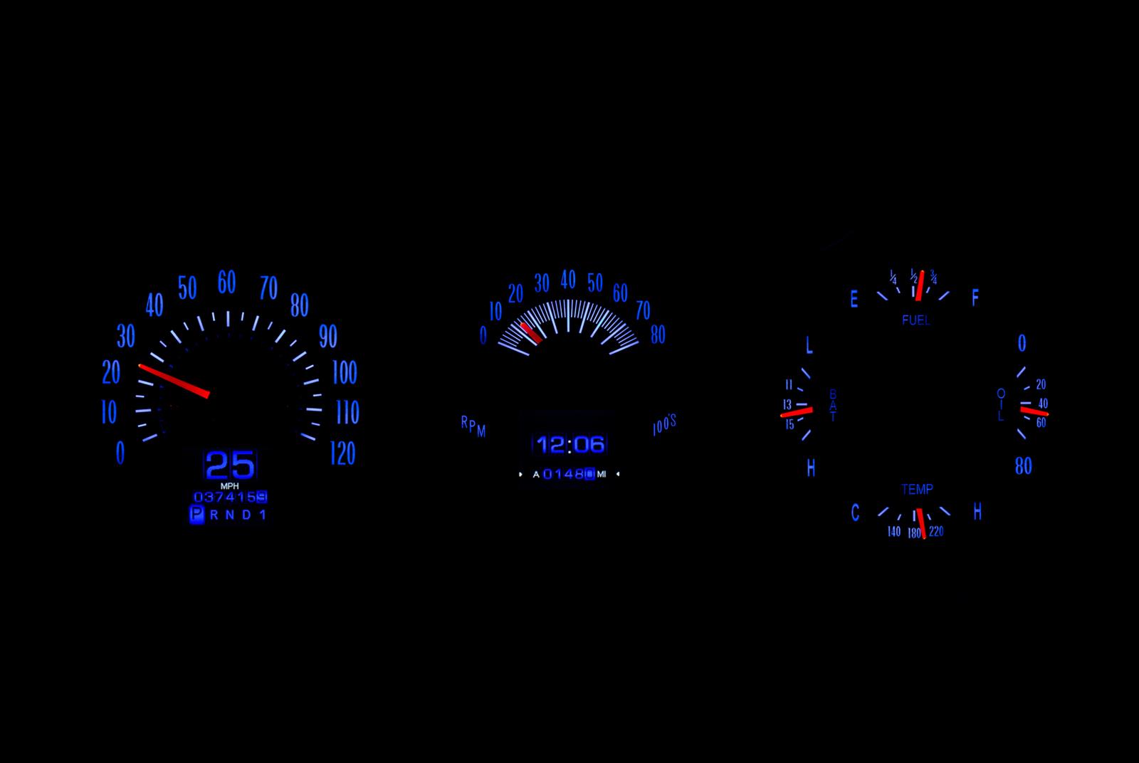Dakota Digital RTX-64C-CVL-X Dakota Digital RTX Direct-Fit Gauge