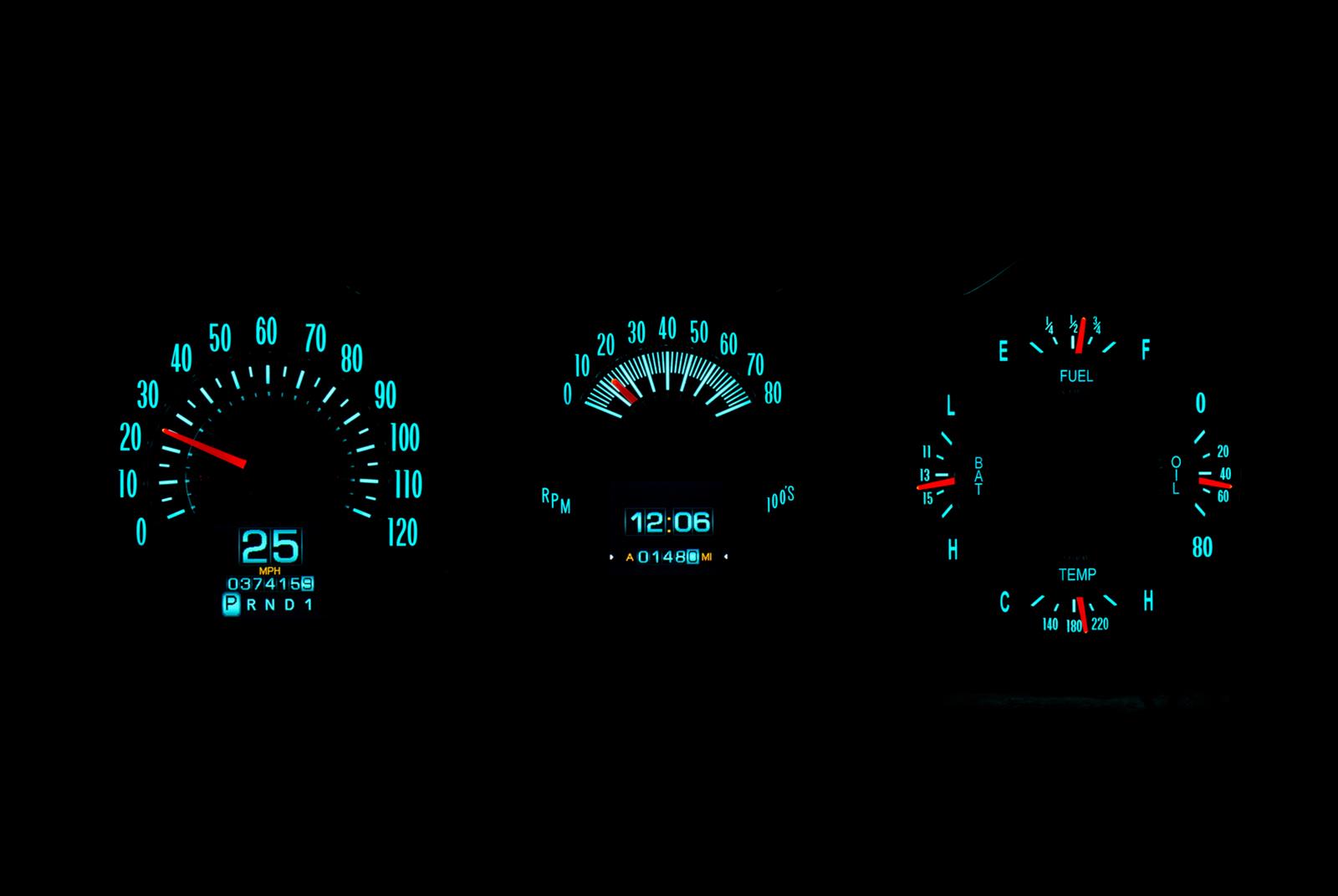 Dakota Digital RTX-64C-CVL-X Dakota Digital RTX Direct-Fit Gauge