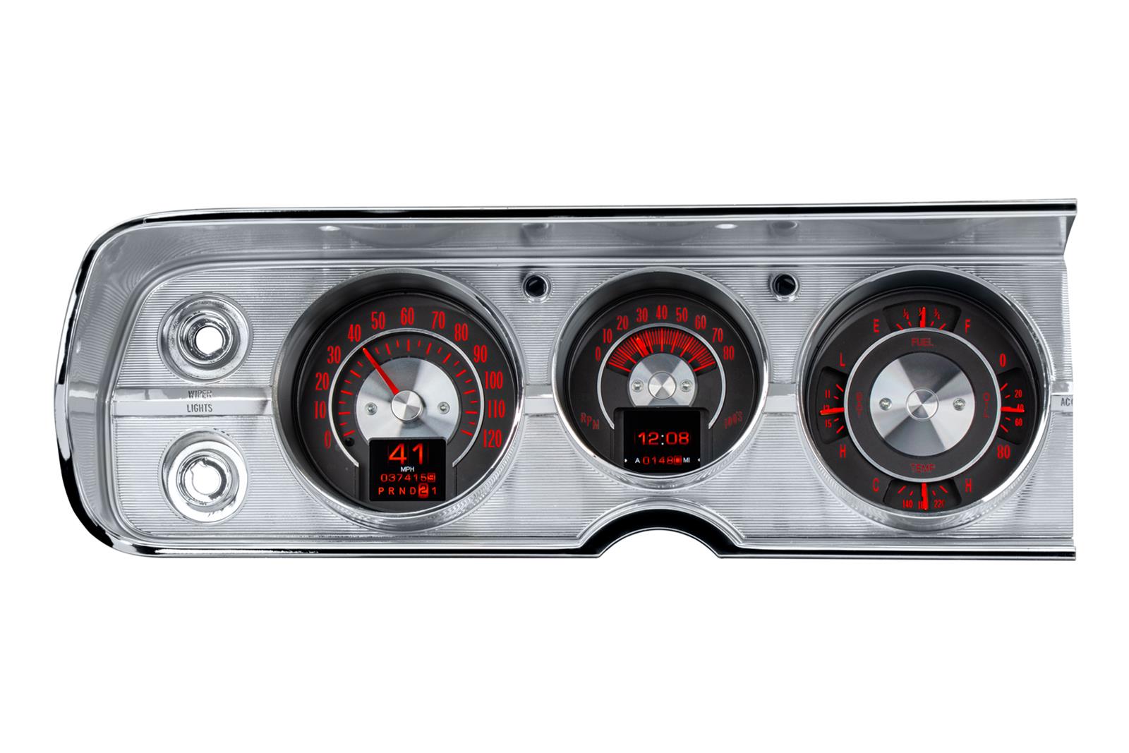 Dakota Digital RTX-64C-CVL-X Dakota Digital RTX Direct-Fit Gauge