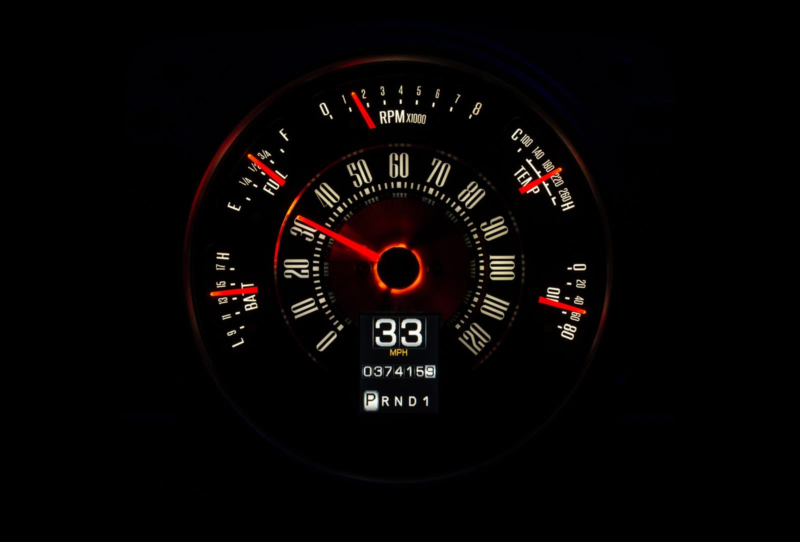 Dakota Digital RTX-66F-BRO-X Dakota Digital RTX Direct-Fit Gauge