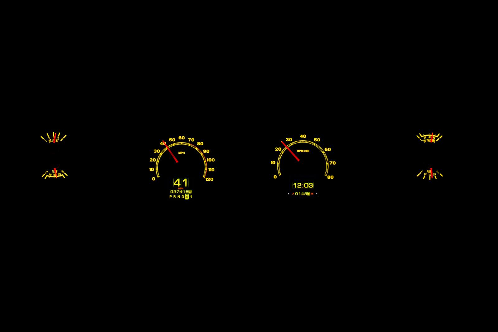 Dakota Digital RTX-69F-MUS-X Dakota Digital RTX Direct-Fit Gauge