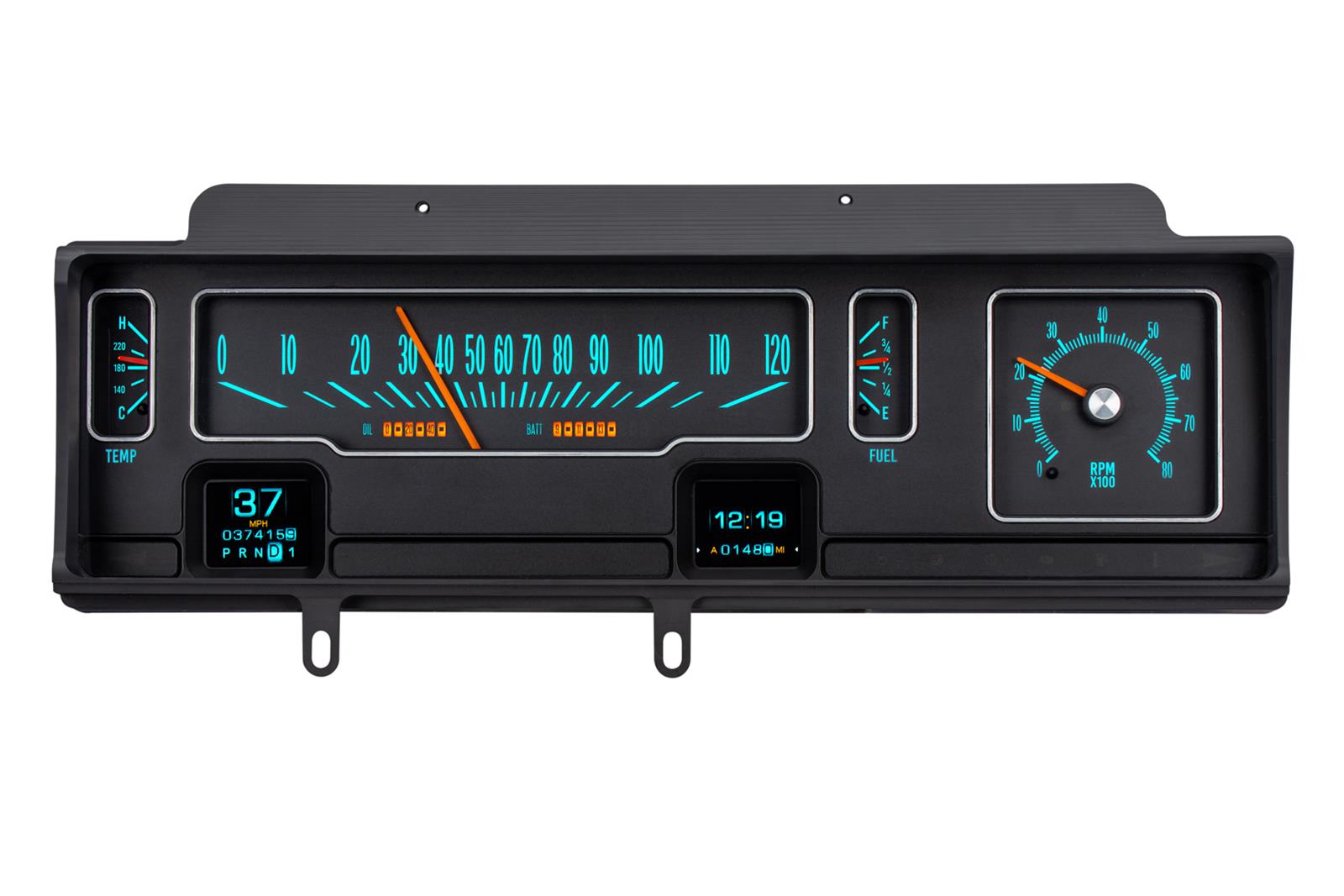 Dakota Digital RTX-70C-MAL-X Dakota Digital RTX Direct-Fit Gauge