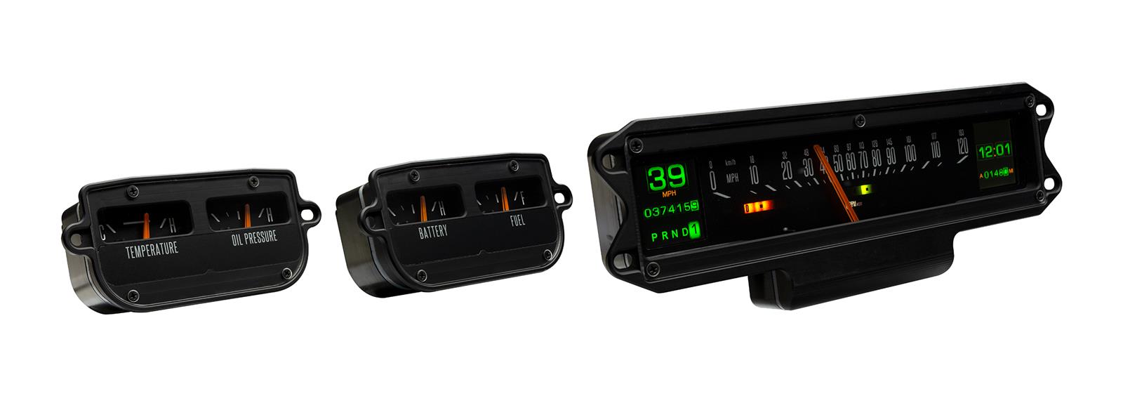 ダコタ Dakota Dakota Digital VHX-69C-NOV — 1969–76 Chevy Nova VHX Gauge Kit