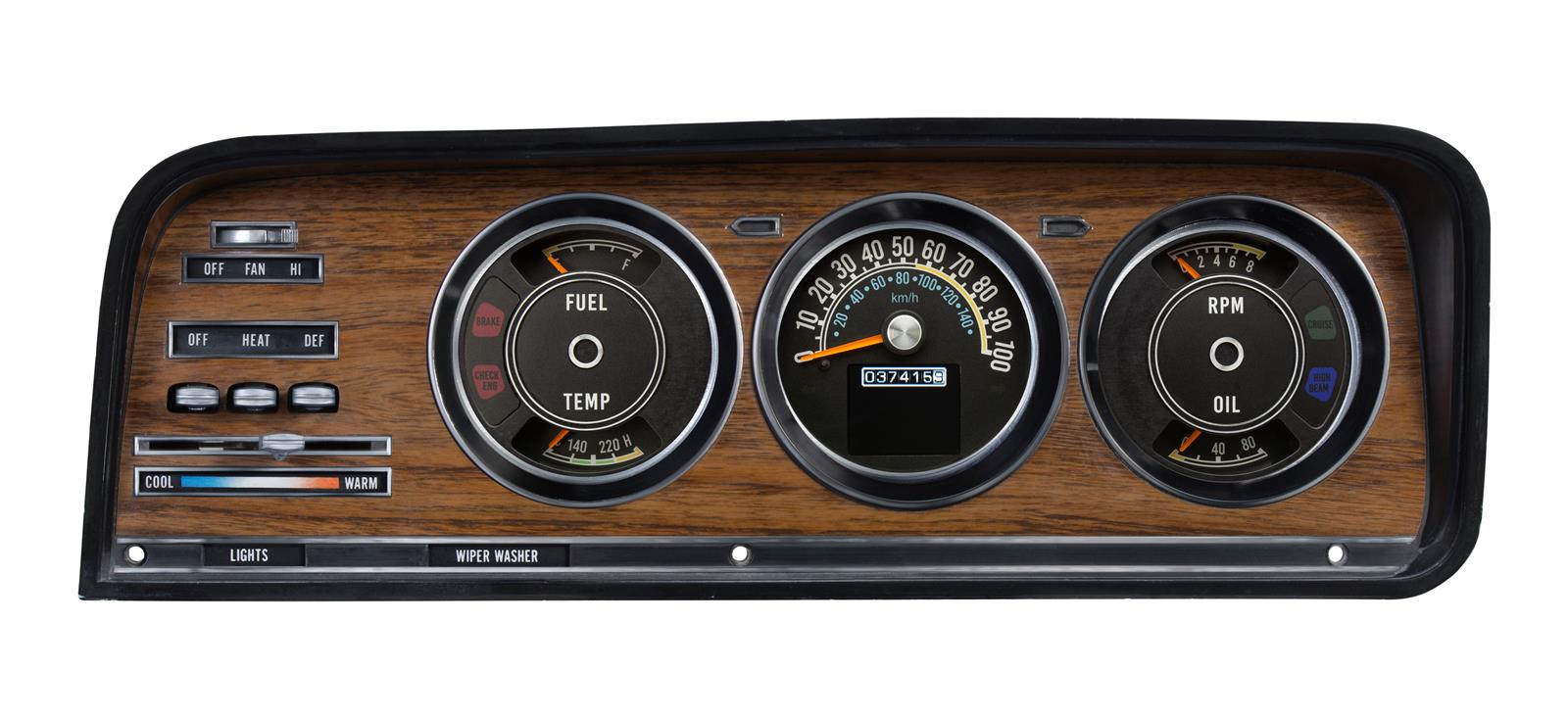 Dakota Digital RTX-73J-WAG-X Dakota Digital RTX Direct-Fit Gauge