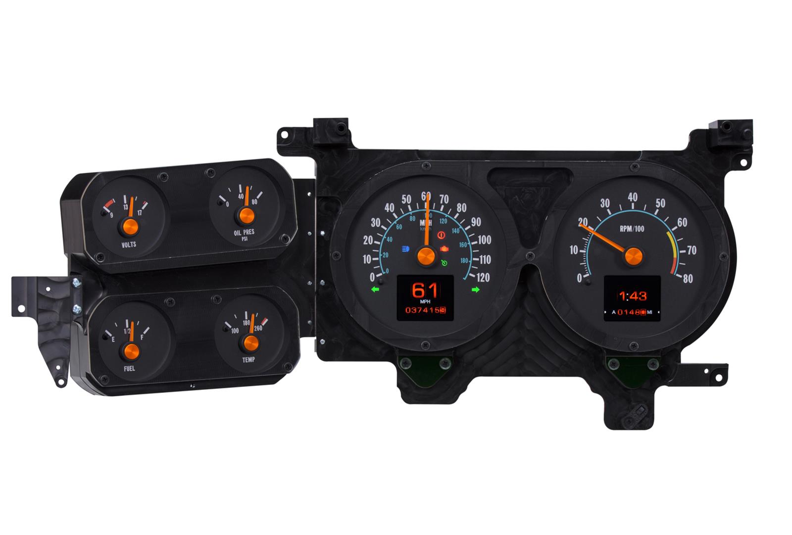 Dakota Digital RTX-76C-PU-X Dakota Digital RTX Direct-Fit Gauge