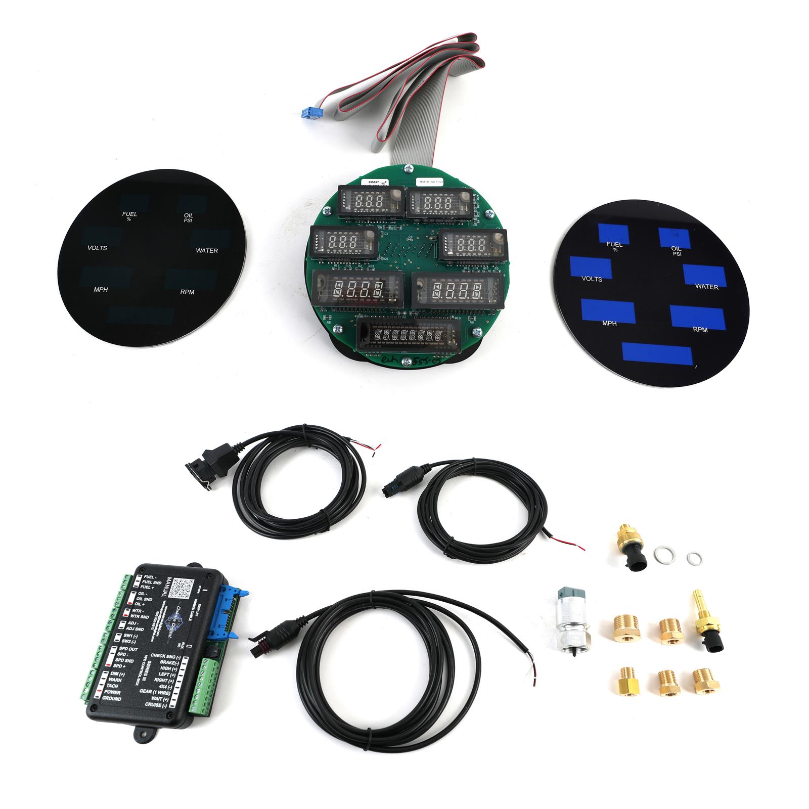 Dakota Digital VFD3-55J-CJ-Z Dakota Digital Direct-Fit Gauge Kits