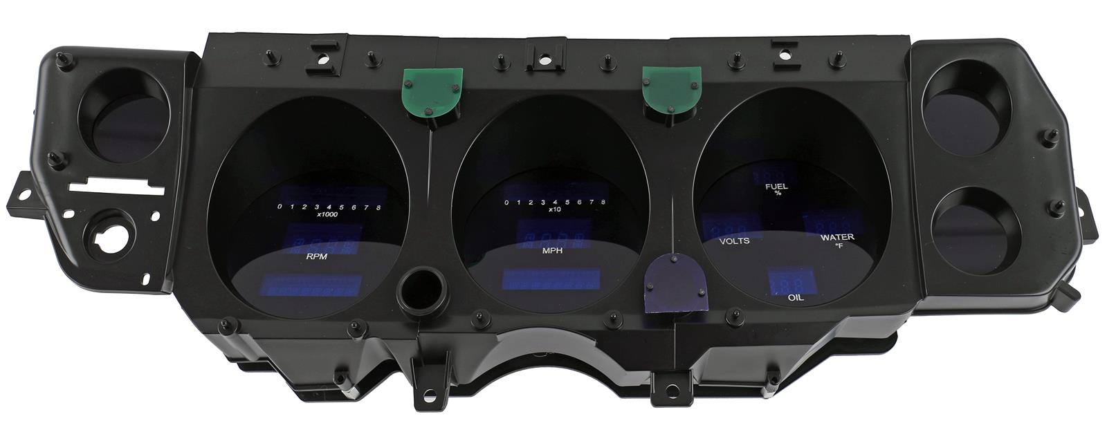 Dakota Digital VFD3-70C-CVL-B Dakota Digital Direct-Fit Gauge Kits
