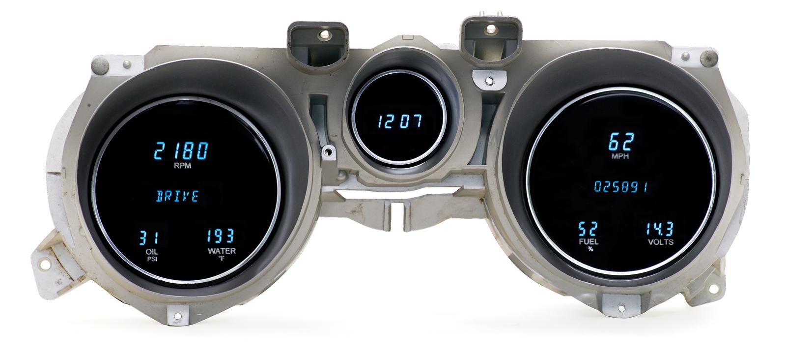 Dakota Digital VFD3-71M-Z Dakota Digital Direct-Fit Gauge Kits