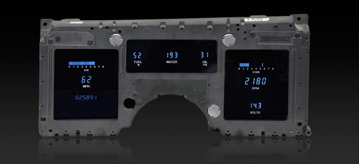 Dakota Digital VFD3-84C-VET-Z Dakota Digital Direct-Fit Gauge Kits