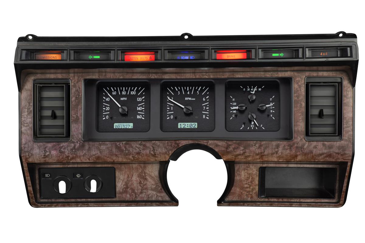 1985 FORD F 150 Dakota Digital VHX-80F-PU-K-W Dakota Digital VHX Series ...