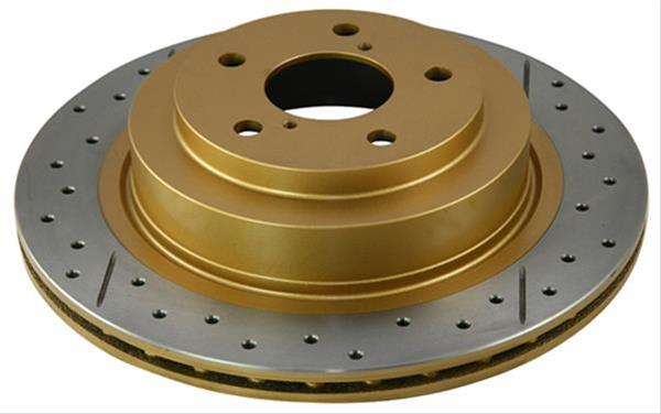 DBA Street Series X-Gold Disc Brake Rotors DBA2663X-10 Cross Drilled/Slotted Rotor
