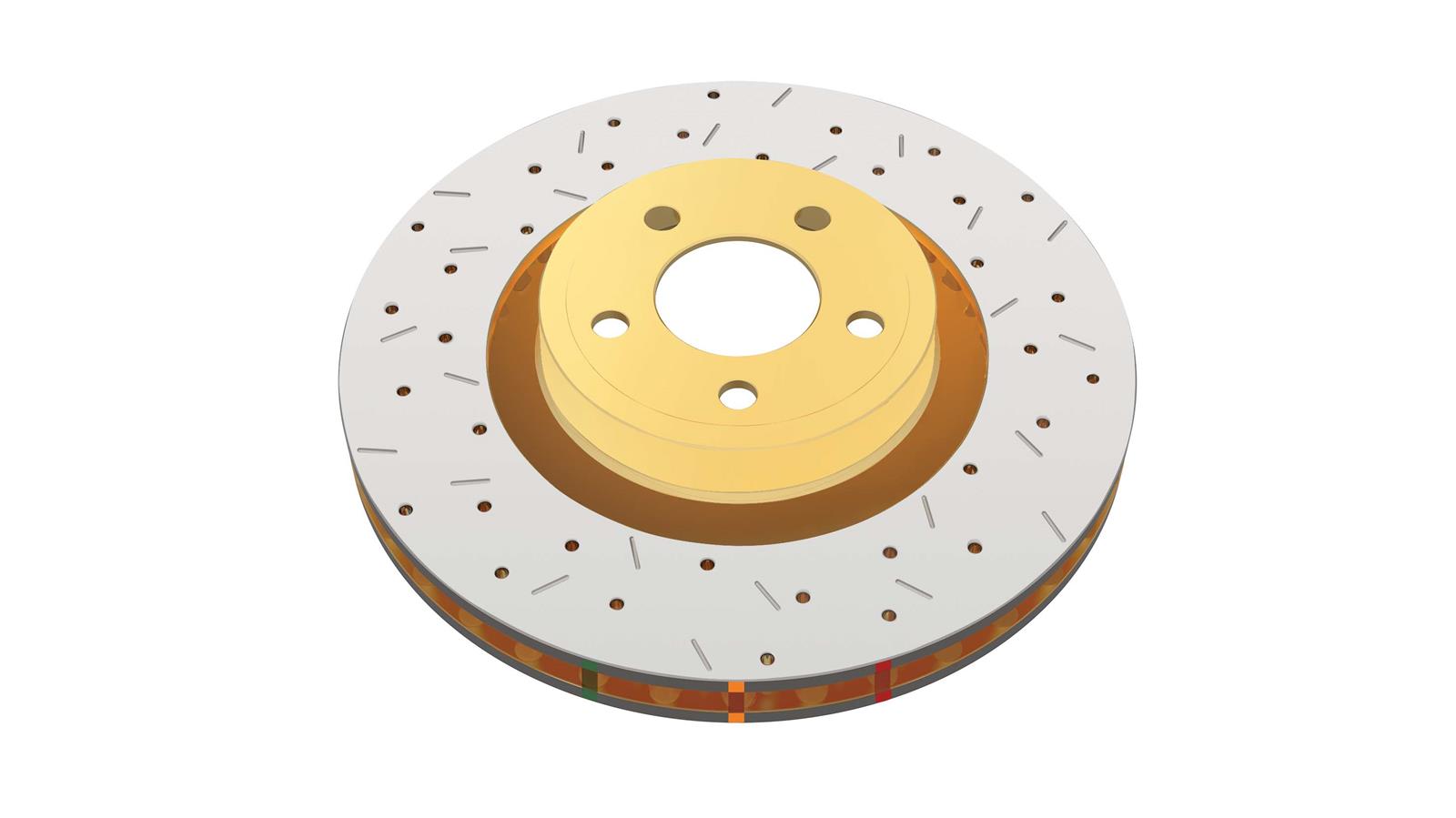 Disc Brakes Australia USA LLC Brake Rotors DBA43162XS 4000 XS Cross-drill/Slotted KP [ Ford Ranger MY23 R ] thumbnail 5