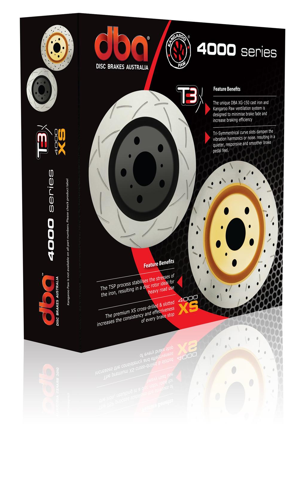 DBA Club Spec 4000 T3 Brake Rotors DBA42049S Disc Rotor, Slotted Design, Series, Uni-Directional, Chevrolet, GMC, Hummer, Rear, Each thumbnail 4