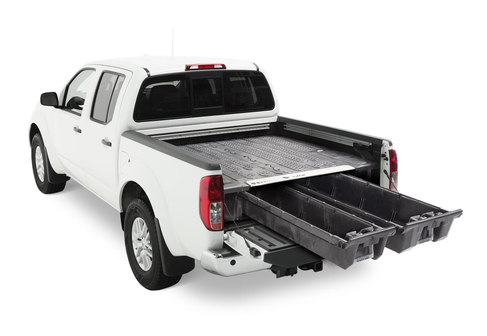 Decked In-Vehicle Storage Systems MN3 Truck Bed Toolboxes, Systems, Center of Truck Bed Location, 2-door, Polyethylene, Black, 5 ft. Bed Only, for Nissan, Kit thumbnail 2