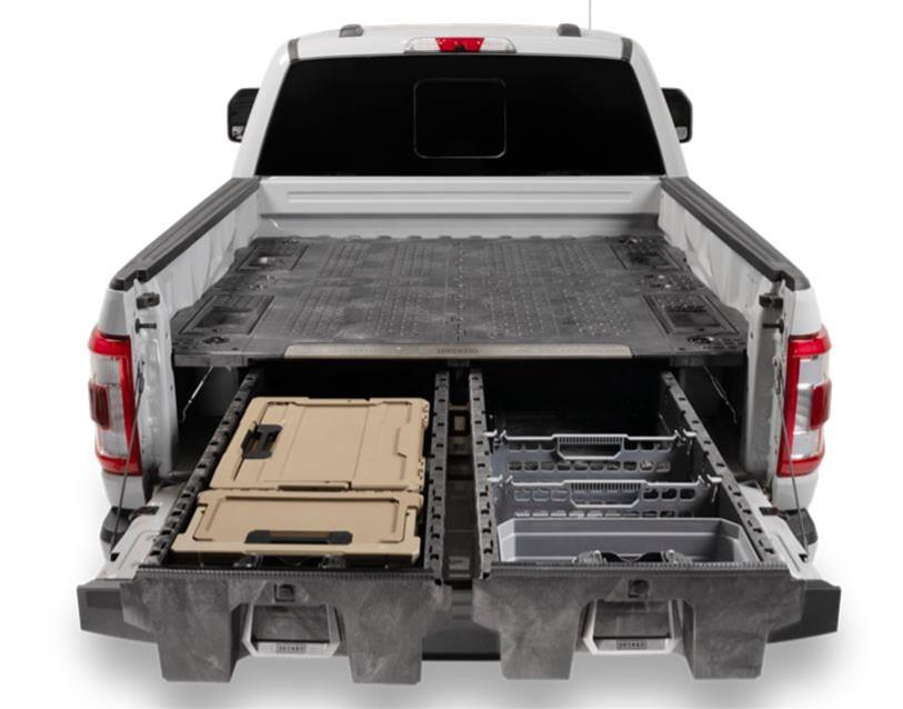 Decked In-Vehicle Storage Systems XS4 Truck Bed Tool Box, Systems, Center of Truck Bed Location, Polyethylene, Black, 8 ft. Bed Only, Ford, Kit thumbnail 3