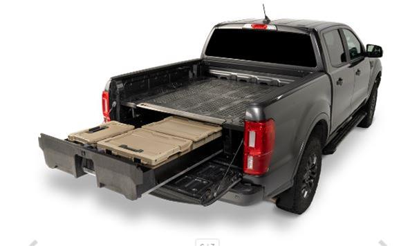 Decked In-Vehicle Storage Systems YN3 Truck Bed Tool Box, Systems, Center of Truck Bed Location, Polyethylene, Black, 5 ft. Bed Only, Nissan, Kit thumbnail 4