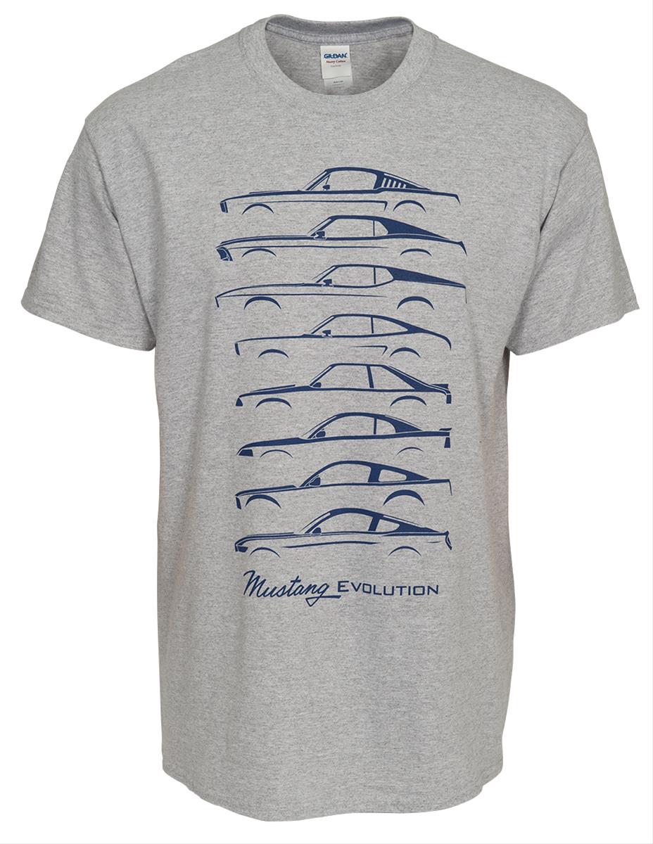 Summit Gifts 489673 Mustang Evolution T-Shirt | Summit Racing