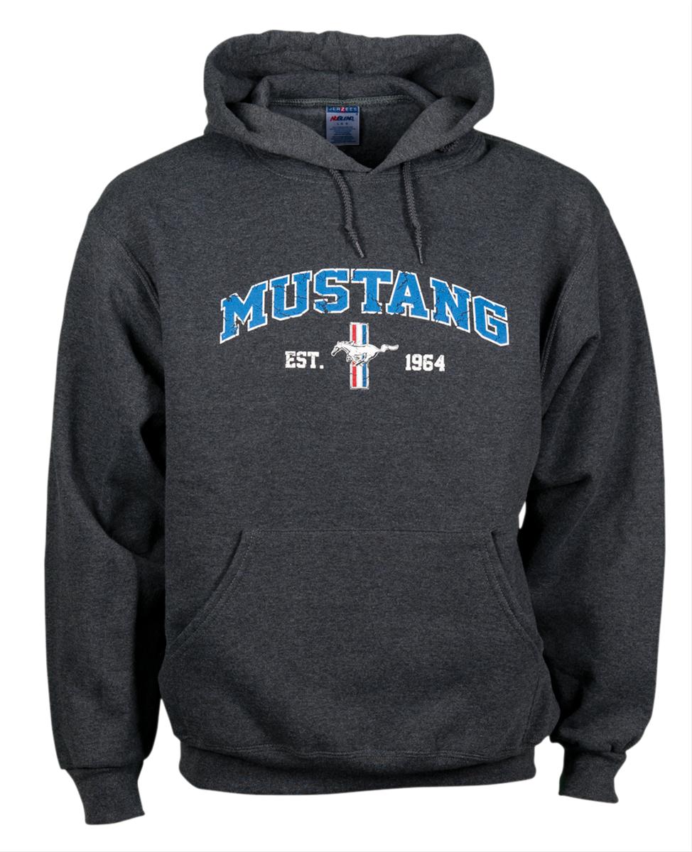 Mustang Tri-bar Hoodie - Free Shipping on Orders Over $99 at Summit Racing