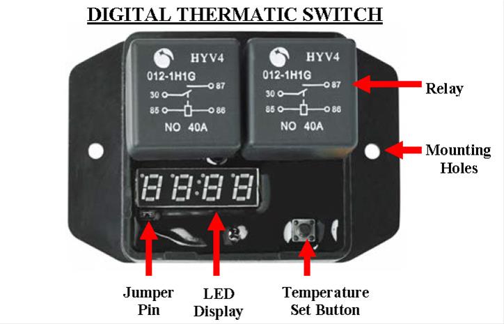 Davies Craig DC-0444 Davies Craig Digital Thermatic Fan