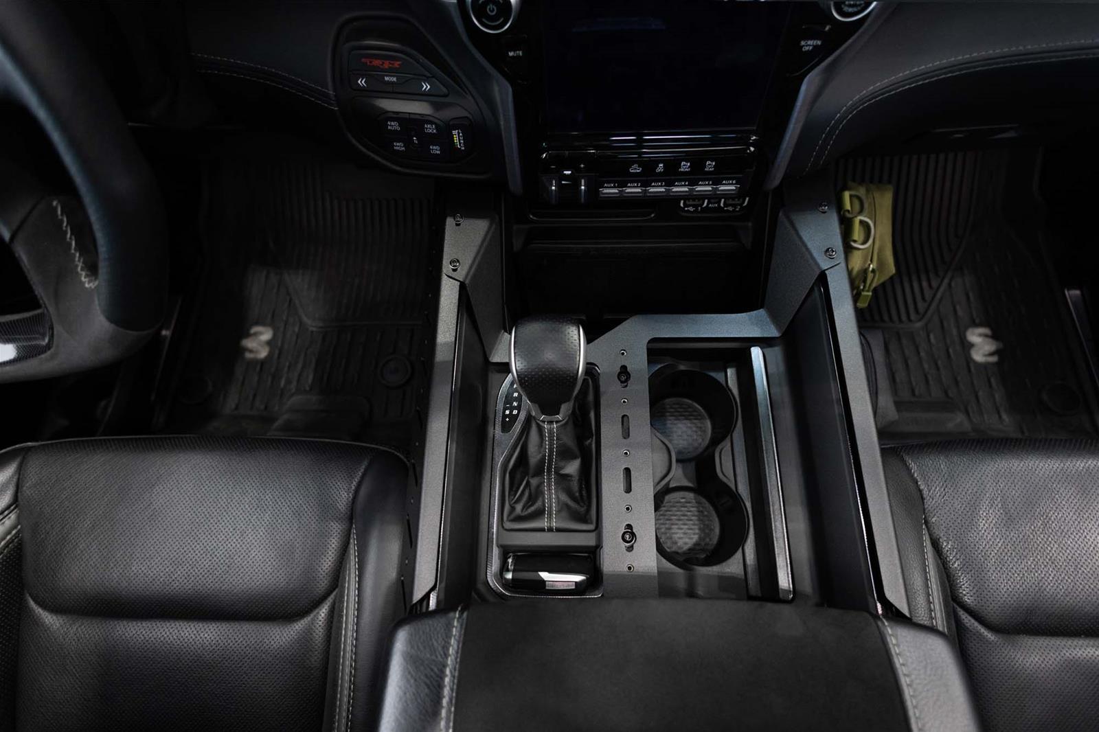 Addictive Desert Designs 2021+ RAM 1500 TRX Center Console Molle Panels & Digital Device Bridge thumbnail 7