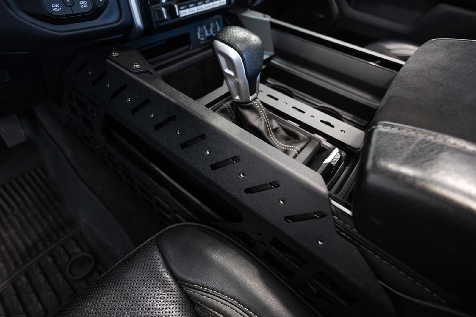 Addictive Desert Designs 2021+ RAM 1500 TRX Center Console Molle Panels & Digital Device Bridge thumbnail 8