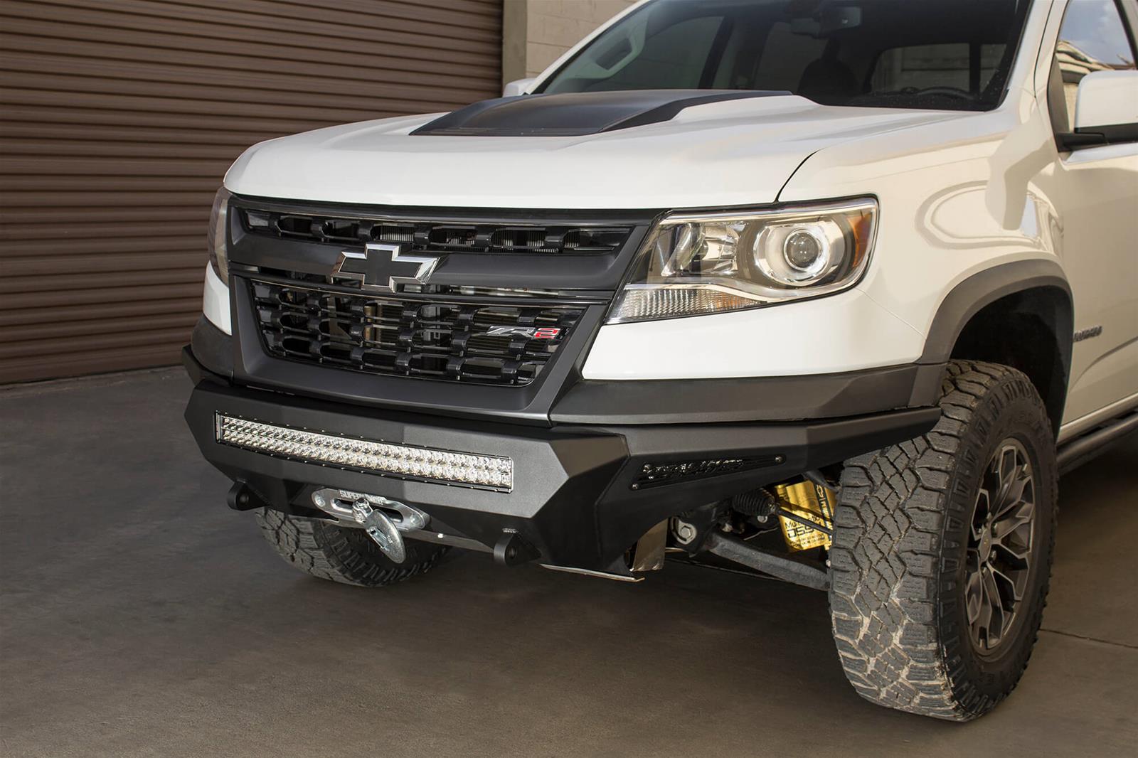 Addictive Desert Designs 17-18 Chevy Colorado Stealth Fighter Front Bumper w/ Winch Mount thumbnail 2