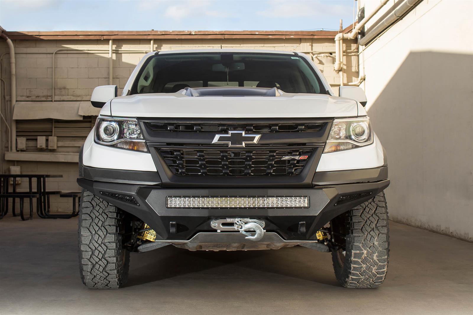 Addictive Desert Designs 17-18 Chevy Colorado Stealth Fighter Front Bumper w/ Winch Mount thumbnail 3