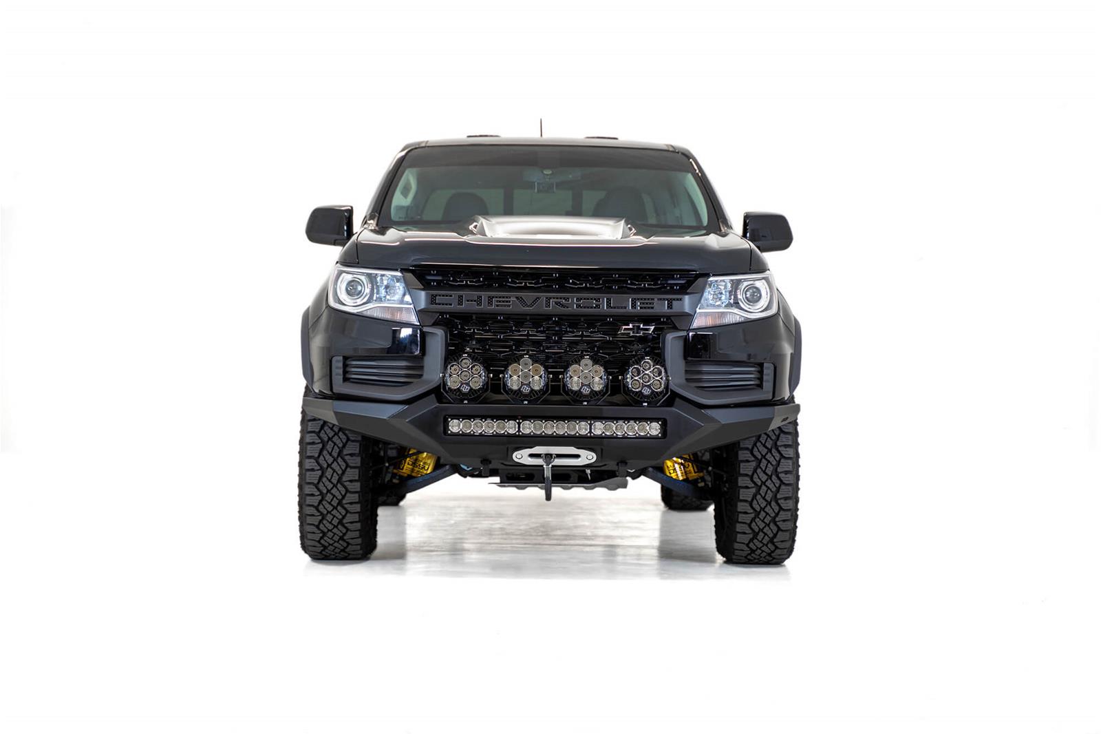 Addictive Desert Designs 2021 Chevy Colorado ZR2 Stealth Fighter Front Bumper thumbnail 3