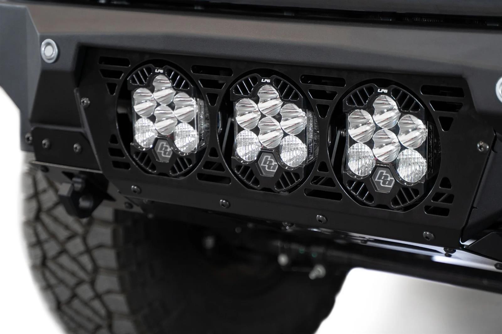 Addictive Desert Designs 2023+ Ford F-250/F-350 Bomber Front Bumper (w/ 3 Baja Designs LP6 Mounts) thumbnail 9