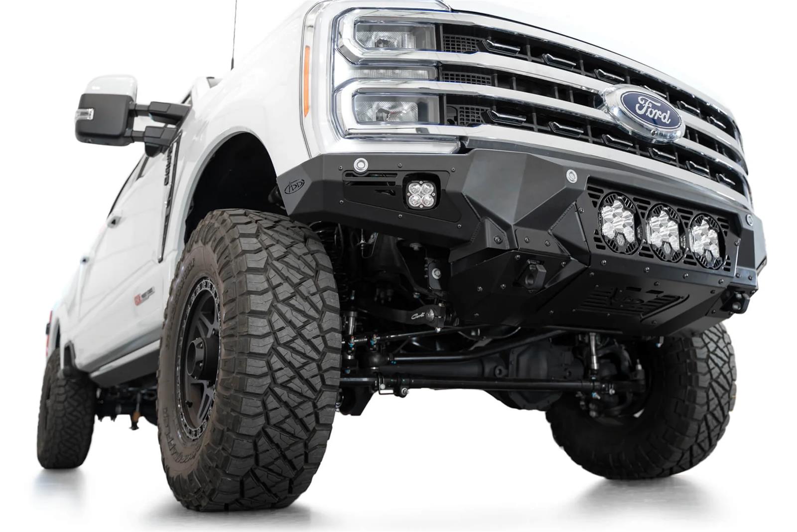 Addictive Desert Designs 2023+ Ford F-250/F-350 Bomber Front Bumper (w/ 3 Baja Designs LP6 Mounts) thumbnail 8