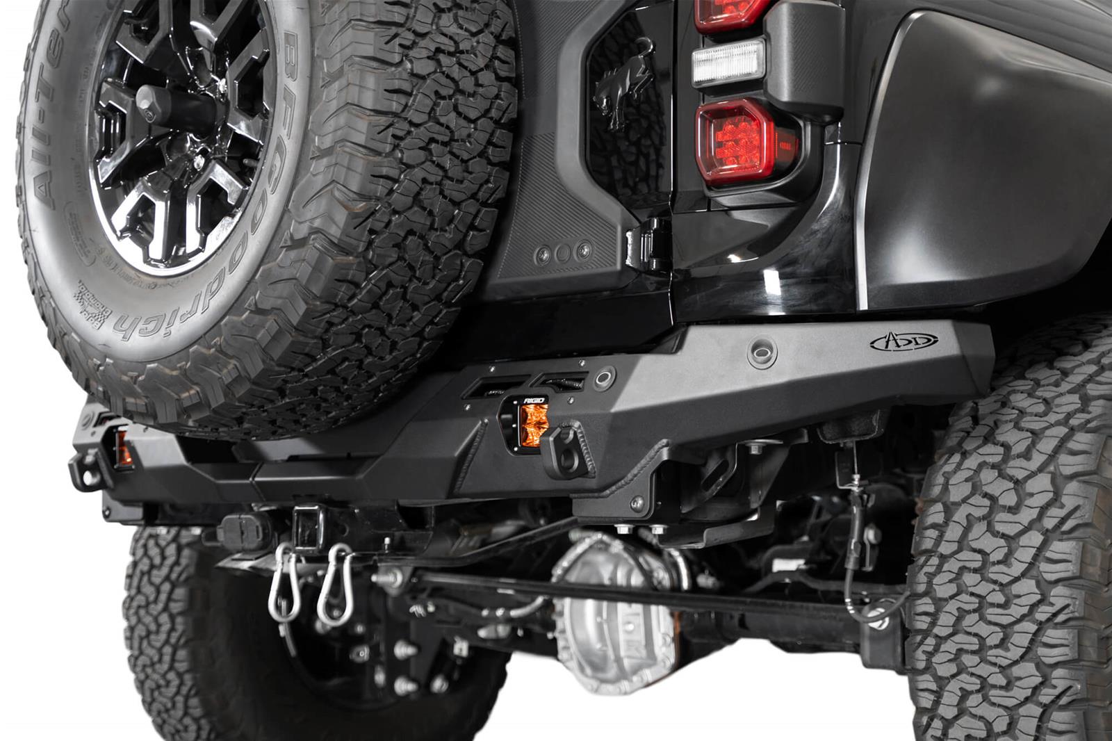 Addictive Desert Designs 2022+ Ford Bronco Raptor Phantom Rear Bumper thumbnail 3