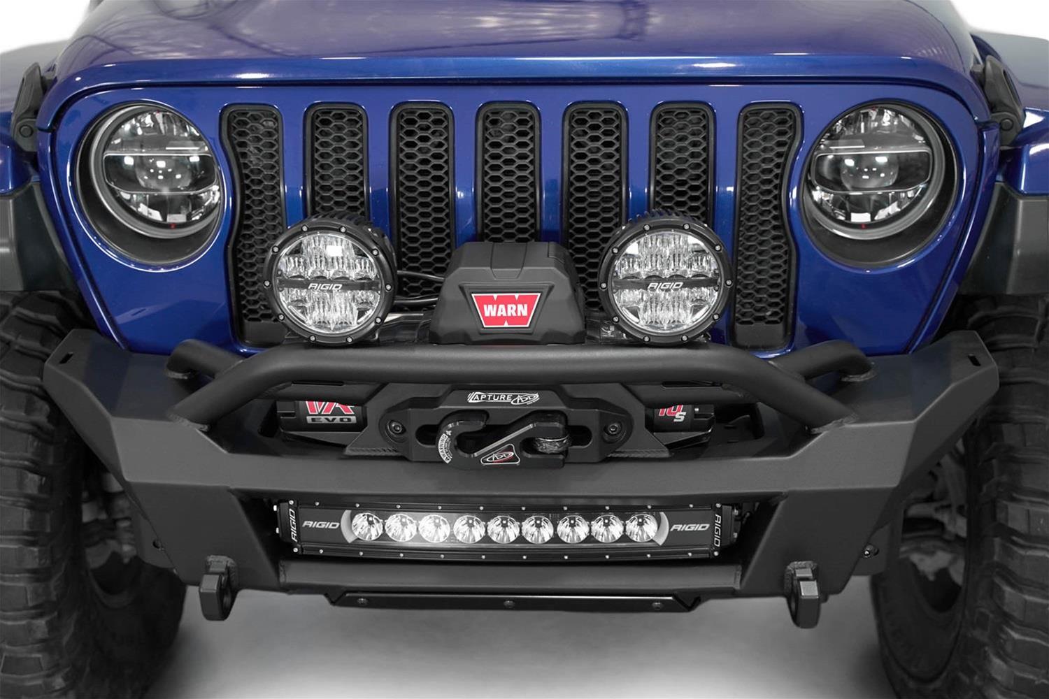 Addictive Desert Designs18-24 Jeep Wrangler JL / 18-24 Jeep Gladiator JT Phantom Front Bumper thumbnail 7