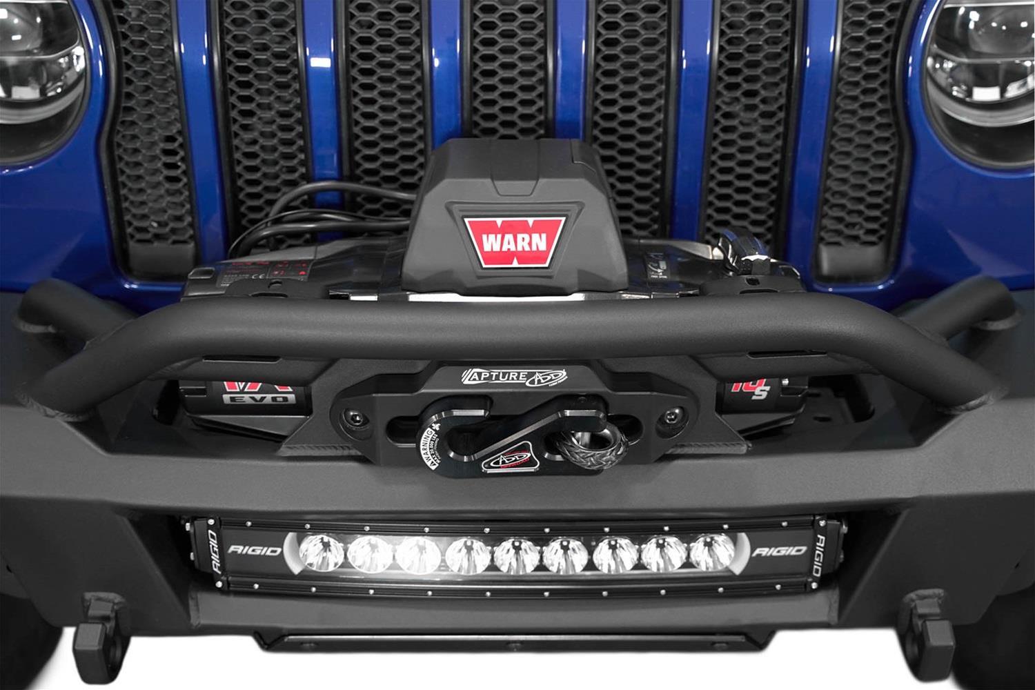 Addictive Desert Designs18-24 Jeep Wrangler JL / 18-24 Jeep Gladiator JT Phantom Winch Front Bumper thumbnail 2
