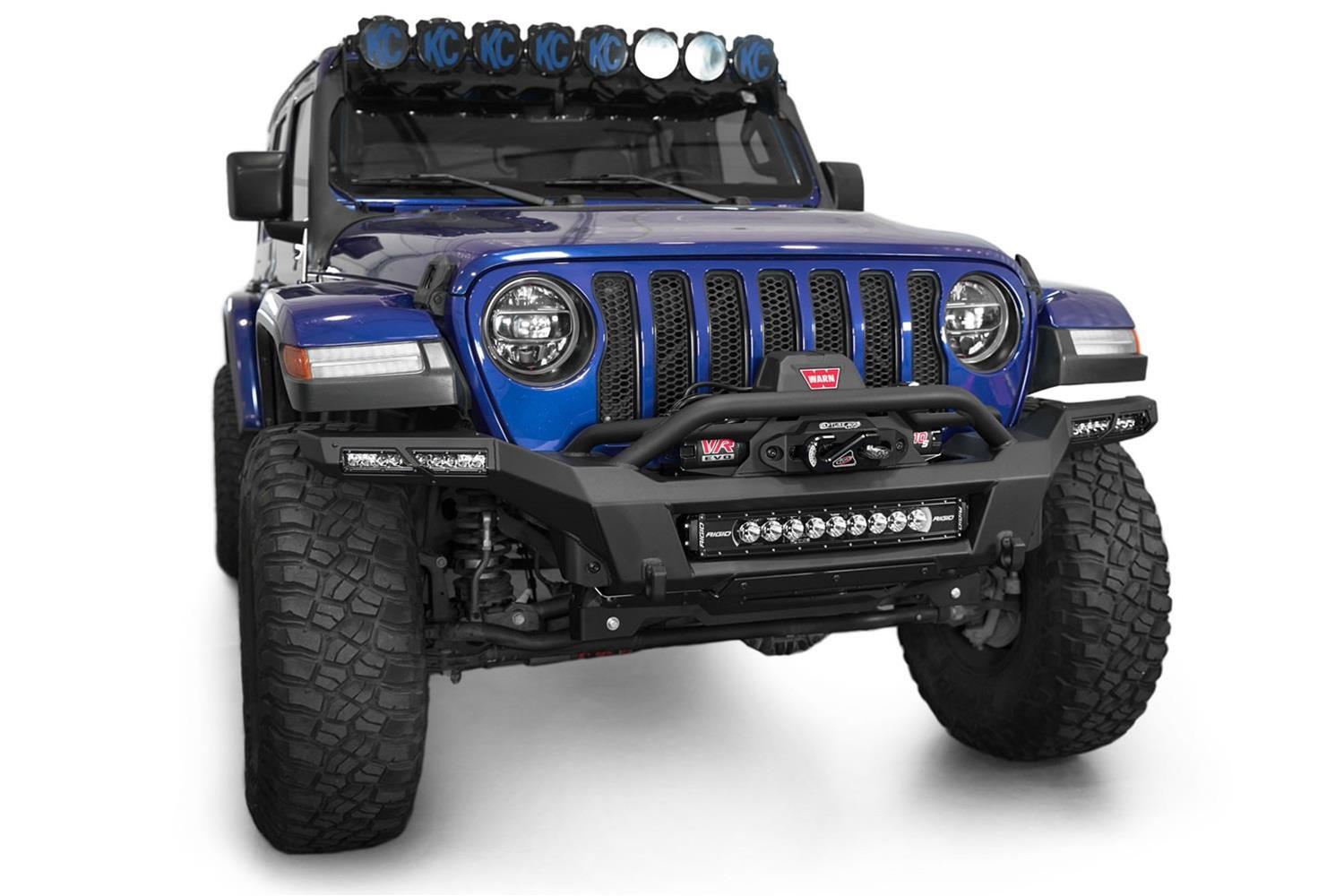Addictive Desert Designs18-24 Jeep Wrangler JL / 18-24 Jeep Gladiator JT Phantom Winch Front Bumper thumbnail 9